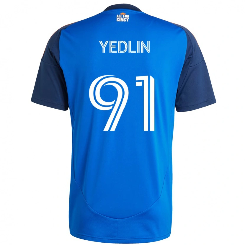 Danxen Män Deandre Yedlin #91 Vit Blå Orange Hemmatröja Matchtröjor 2025/26 Tröjor T-Tröja