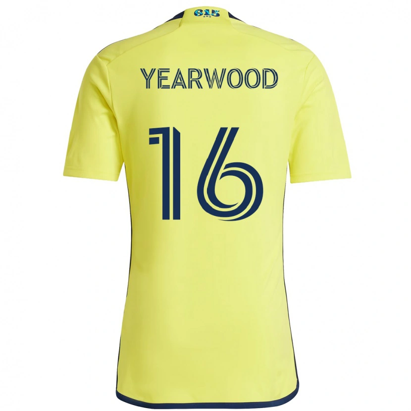 Danxen Män Dru Yearwood #16 Gul Marinblå Hemmatröja Matchtröjor 2025/26 Tröjor T-Tröja