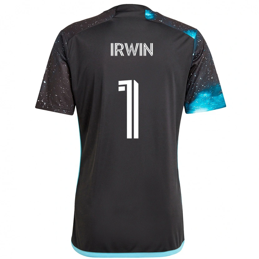 Danxen Män Clint Irwin #1 Svart Blå Hemmatröja Matchtröjor 2025/26 Tröjor T-Tröja