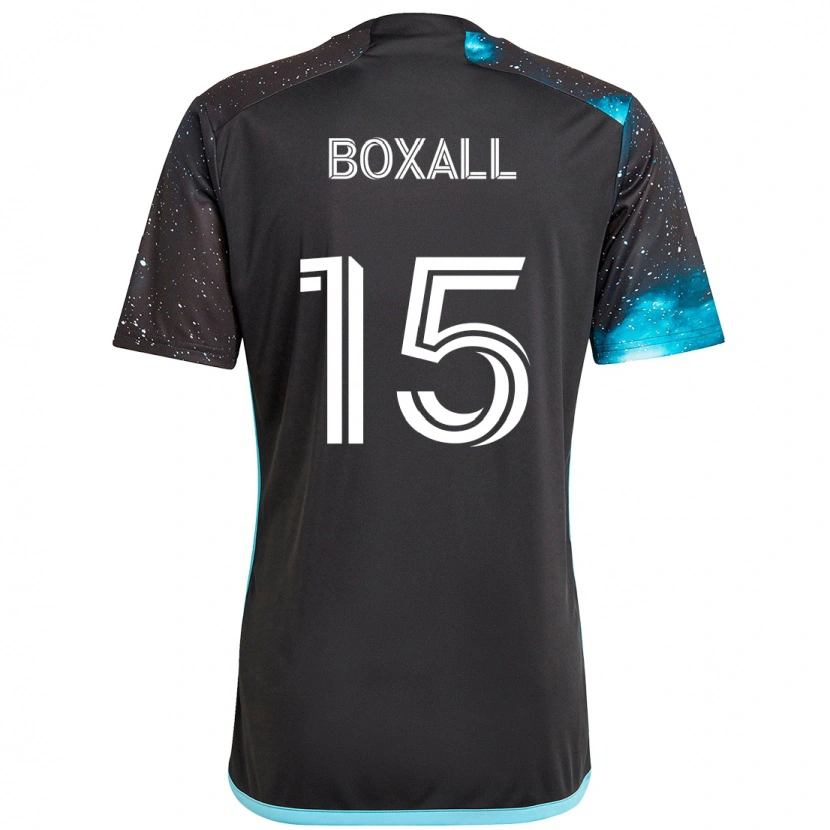 Danxen Män Michael Boxall #15 Svart Blå Hemmatröja Matchtröjor 2025/26 Tröjor T-Tröja