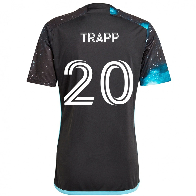 Danxen Män Wil Trapp #20 Svart Blå Hemmatröja Matchtröjor 2025/26 Tröjor T-Tröja