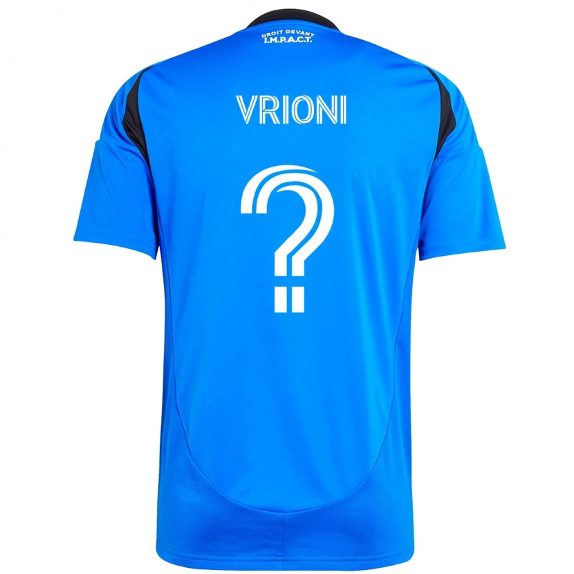 Danxen Män Giacomo Vrioni #0 Mörkblå Svart Hemmatröja Matchtröjor 2025/26 Tröjor T-Tröja