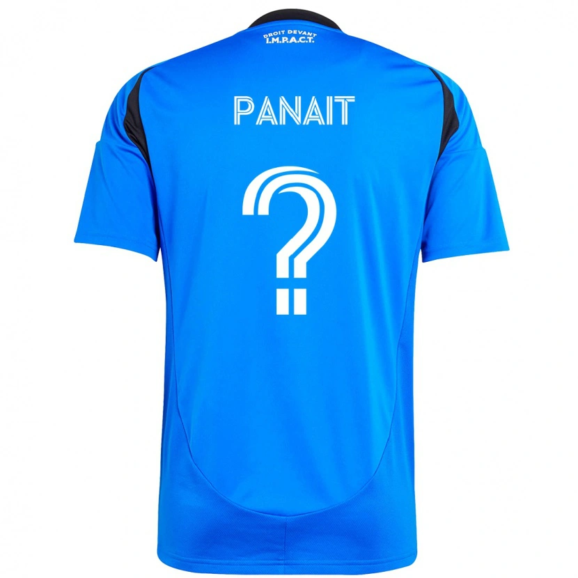 Danxen Män Daniel Panait #0 Mörkblå Svart Hemmatröja Matchtröjor 2025/26 Tröjor T-Tröja