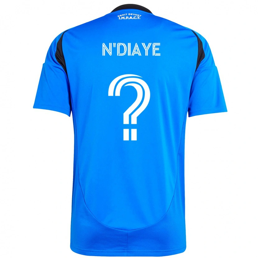 Danxen Män Antoine N'diaye #0 Mörkblå Svart Hemmatröja Matchtröjor 2025/26 Tröjor T-Tröja