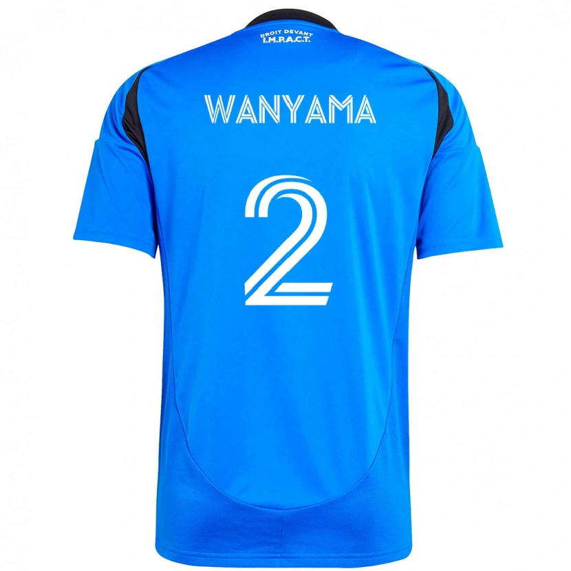 Danxen Män Victor Wanyama #2 Mörkblå Svart Hemmatröja Matchtröjor 2025/26 Tröjor T-Tröja