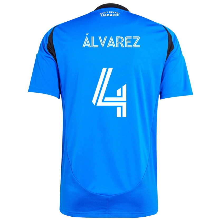 Danxen Män Fernando Álvarez #4 Mörkblå Svart Hemmatröja Matchtröjor 2025/26 Tröjor T-Tröja
