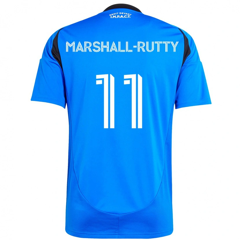 Danxen Män Jahkeele Marshall-Rutty #11 Mörkblå Svart Hemmatröja Matchtröjor 2025/26 Tröjor T-Tröja