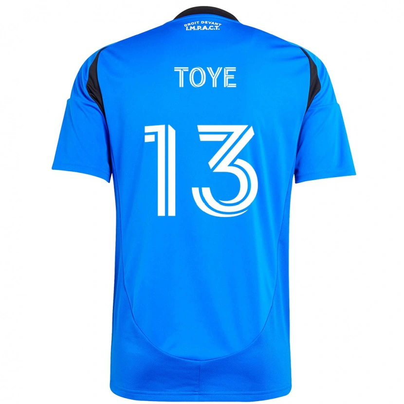 Danxen Män Mason Toye #13 Mörkblå Svart Hemmatröja Matchtröjor 2025/26 Tröjor T-Tröja