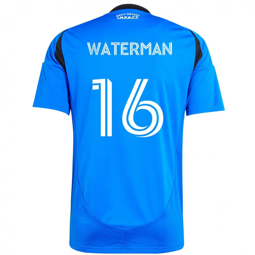 Danxen Män Joel Waterman #16 Mörkblå Svart Hemmatröja Matchtröjor 2025/26 Tröjor T-Tröja