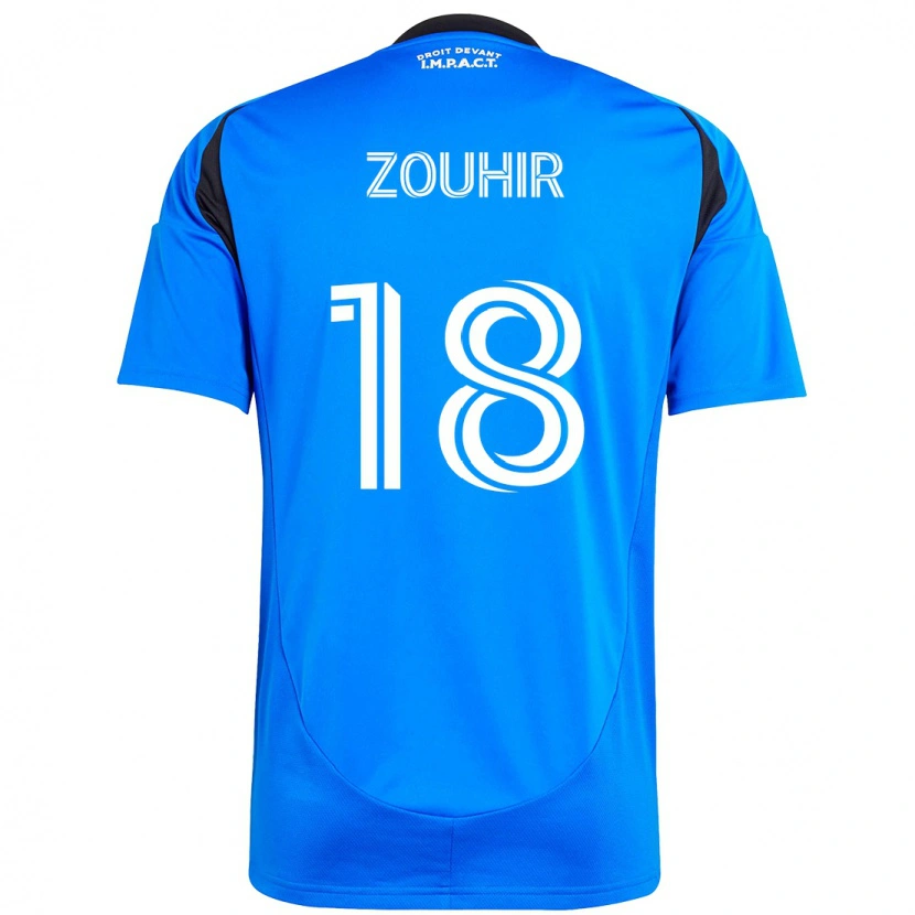 Danxen Män Rida Zouhir #18 Mörkblå Svart Hemmatröja Matchtröjor 2025/26 Tröjor T-Tröja