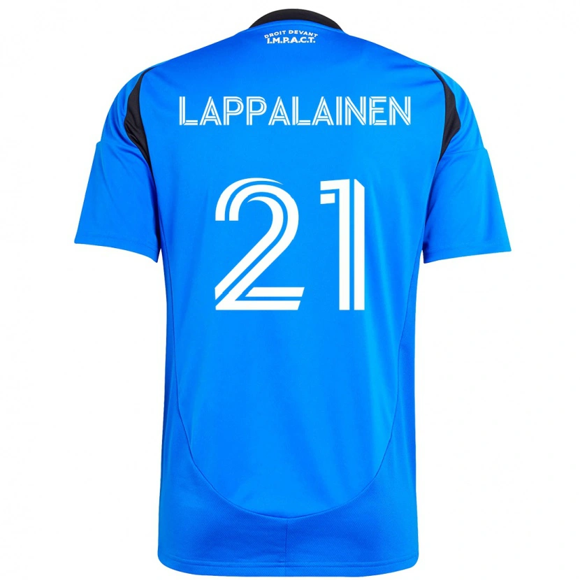 Danxen Män Lassi Lappalainen #21 Mörkblå Svart Hemmatröja Matchtröjor 2025/26 Tröjor T-Tröja
