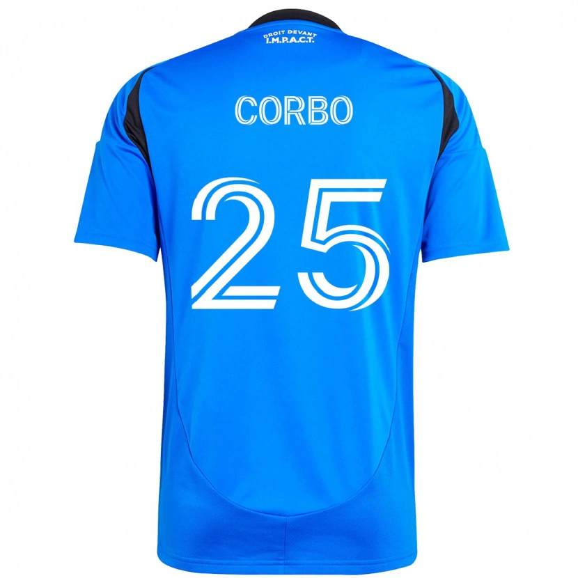 Danxen Män Gabriele Corbo #25 Himmelsblå Mörkblå Hemmatröja Matchtröjor 2025/26 Tröjor T-Tröja