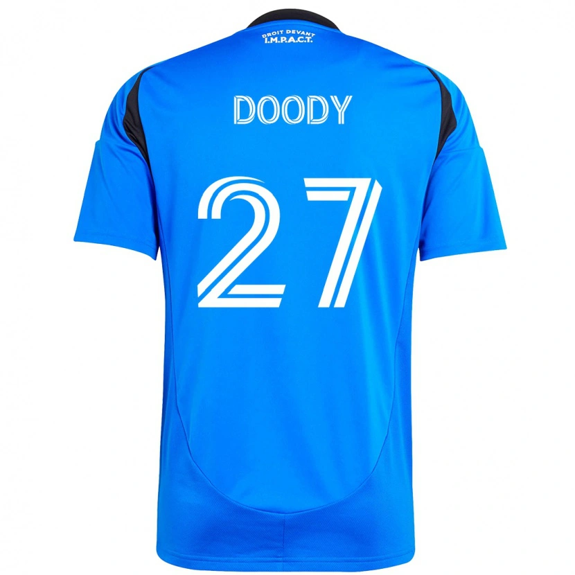 Danxen Män Grayson Doody #27 Mörkblå Svart Hemmatröja Matchtröjor 2025/26 Tröjor T-Tröja