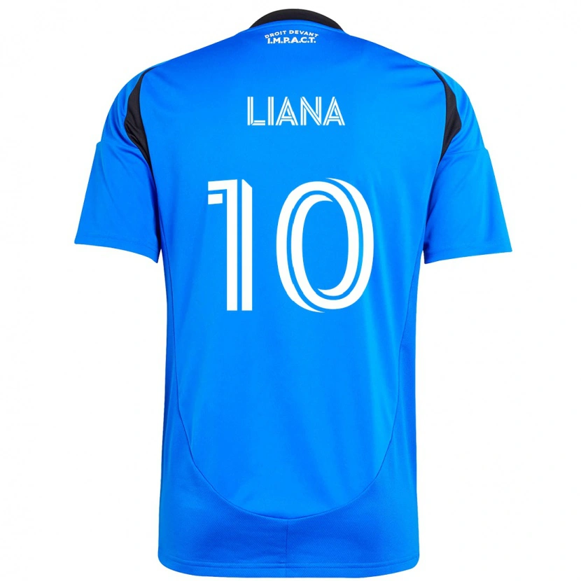 Danxen Män Tarasco Liana #10 Mörkblå Svart Hemmatröja Matchtröjor 2025/26 Tröjor T-Tröja