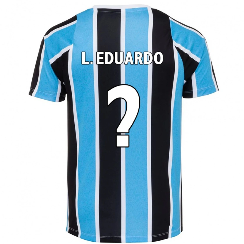 Danxen Män Luis Eduardo #0 Blå Svart Vit Hemmatröja Matchtröjor 2025/26 Tröjor T-Tröja