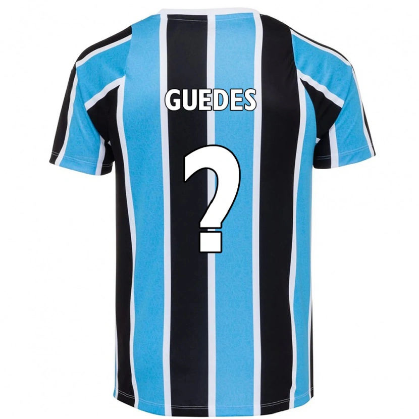 Danxen Män Guilherme Guedes #0 Blå Svart Vit Hemmatröja Matchtröjor 2025/26 Tröjor T-Tröja