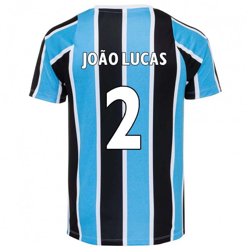 Danxen Män João Lucas #2 Blå Svart Vit Hemmatröja Matchtröjor 2025/26 Tröjor T-Tröja