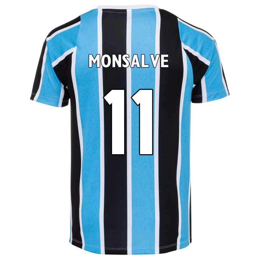 Danxen Män Miguel Monsalve #11 Blå Svart Vit Hemmatröja Matchtröjor 2025/26 Tröjor T-Tröja