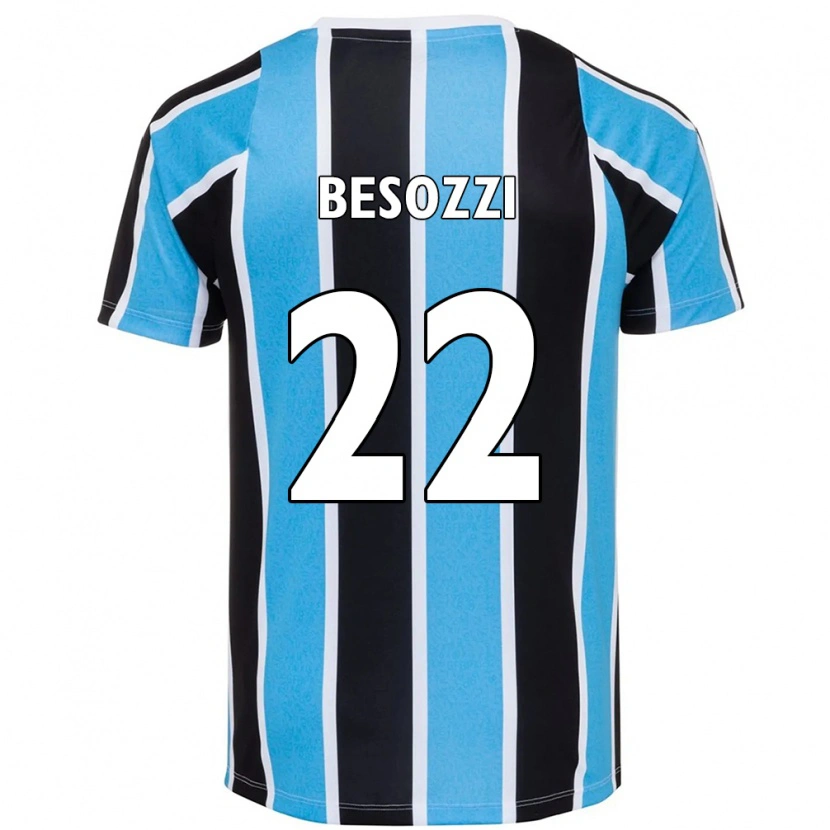 Danxen Män Lucas Besozzi #22 Blå Svart Vit Hemmatröja Matchtröjor 2025/26 Tröjor T-Tröja