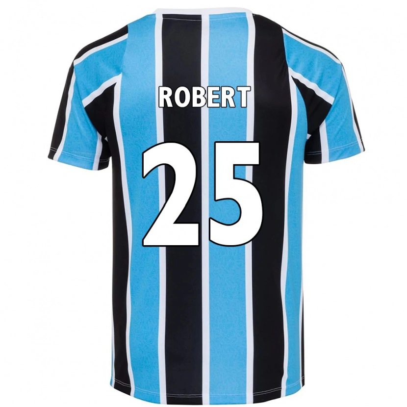 Danxen Män Jhonata Robert #25 Blå Svart Vit Hemmatröja Matchtröjor 2025/26 Tröjor T-Tröja