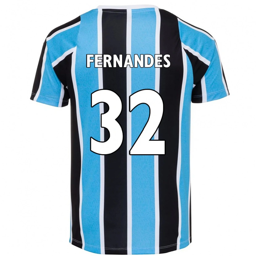 Danxen Män Nathan Fernandes #32 Blå Svart Vit Hemmatröja Matchtröjor 2025/26 Tröjor T-Tröja