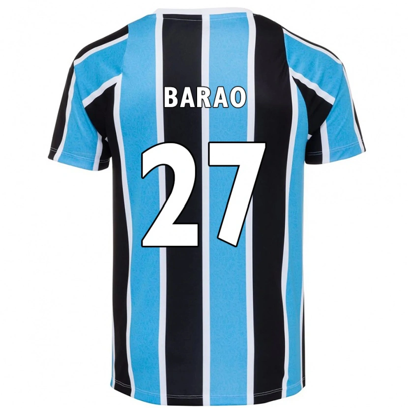 Danxen Män Dani Barão #27 Blå Svart Vit Hemmatröja Matchtröjor 2025/26 Tröjor T-Tröja