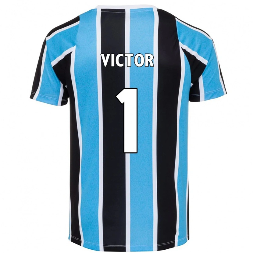 Danxen Män Paulo Victor #1 Blå Svart Vit Hemmatröja Matchtröjor 2025/26 Tröjor T-Tröja