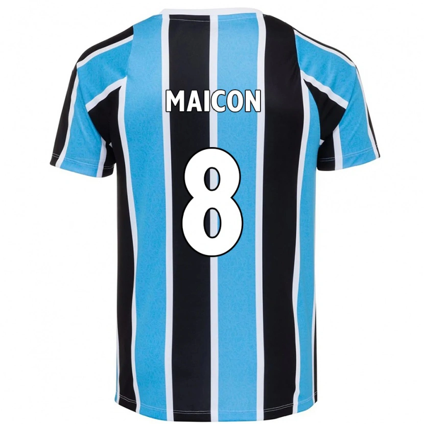 Danxen Män Maicon #8 Blå Svart Vit Hemmatröja Matchtröjor 2025/26 Tröjor T-Tröja
