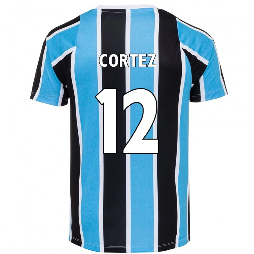 Danxen Män Bruno Cortez #12 Blå Svart Vit Hemmatröja Matchtröjor 2025/26 Tröjor T-Tröja