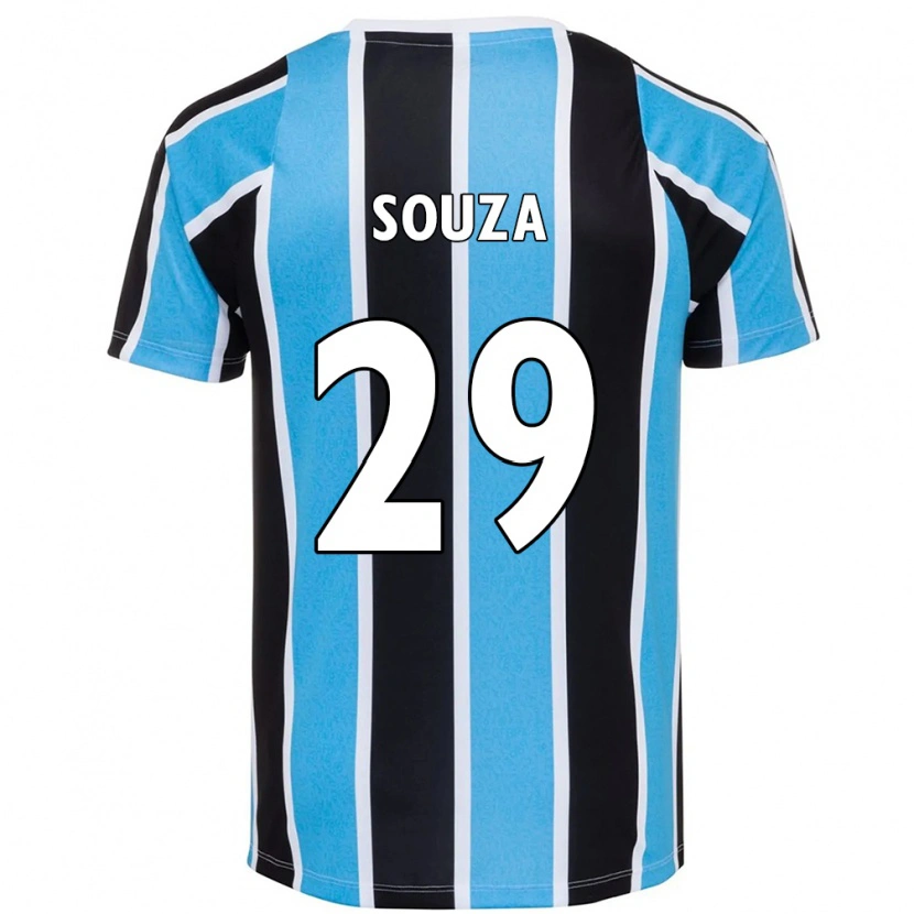 Danxen Män Diego Souza #29 Blå Svart Vit Hemmatröja Matchtröjor 2025/26 Tröjor T-Tröja