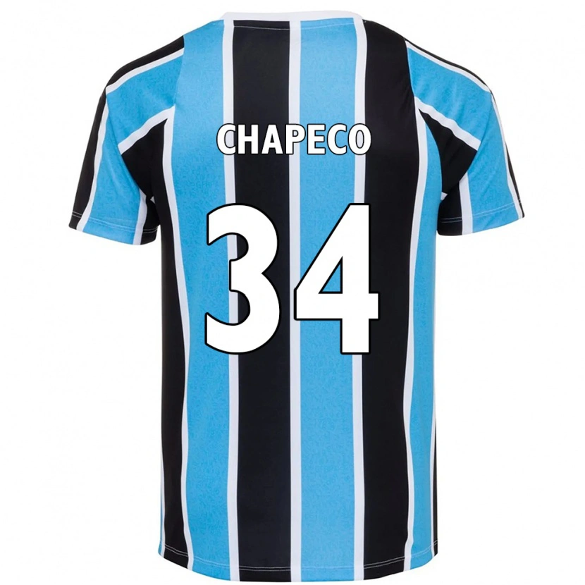 Danxen Män Gabriel Chapeco #34 Blå Svart Vit Hemmatröja Matchtröjor 2025/26 Tröjor T-Tröja