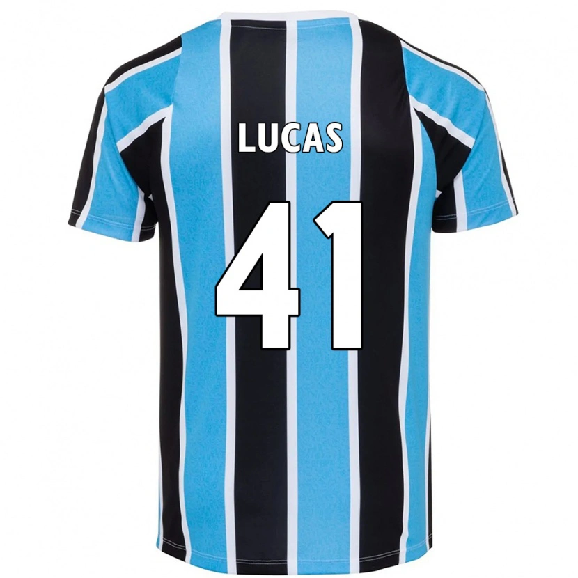 Danxen Män Pedro Lucas #41 Blå Svart Vit Hemmatröja Matchtröjor 2025/26 Tröjor T-Tröja