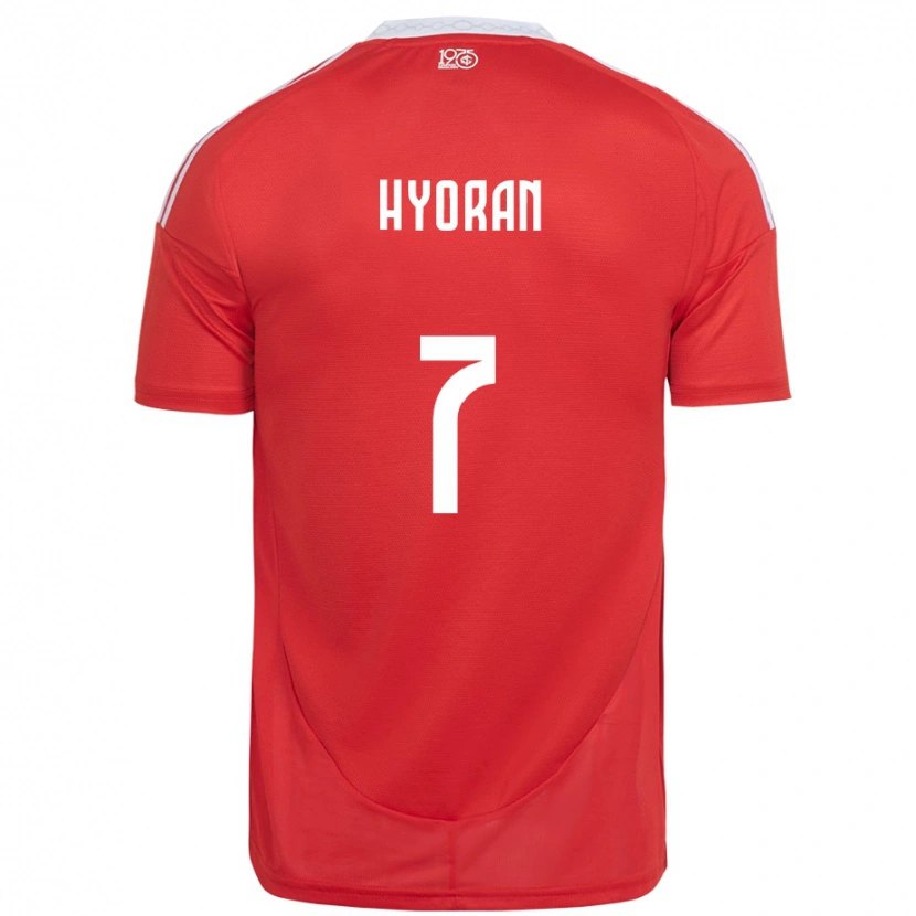 Danxen Män Hyoran #7 Röd Vit Hemmatröja Matchtröjor 2025/26 Tröjor T-Tröja