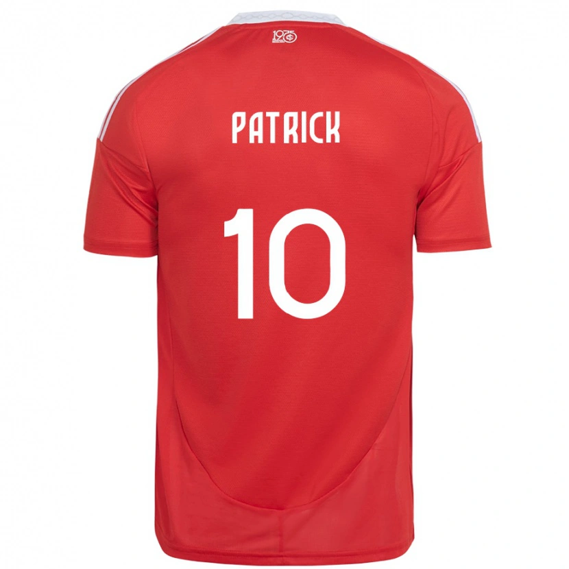 Danxen Män Alan Patrick #10 Röd Vit Hemmatröja Matchtröjor 2025/26 Tröjor T-Tröja