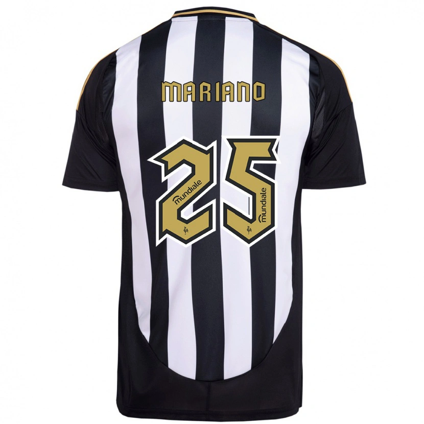 Danxen Män Mariano #25 Vit Svart Hemmatröja Matchtröjor 2025/26 Tröjor T-Tröja