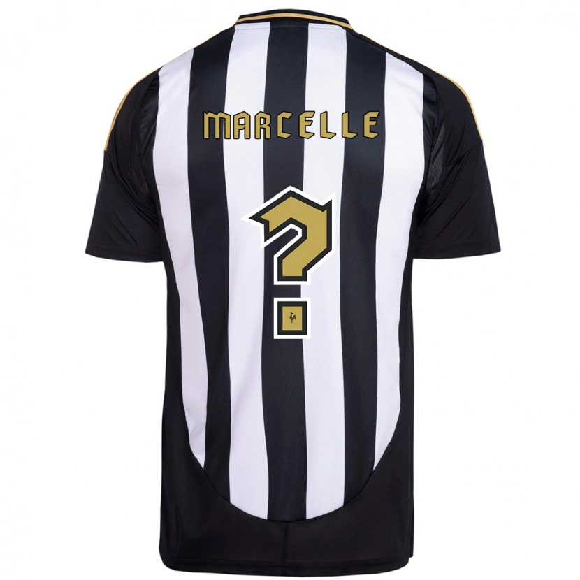 Danxen Män Marcelle #0 Vit Svart Hemmatröja Matchtröjor 2025/26 Tröjor T-Tröja