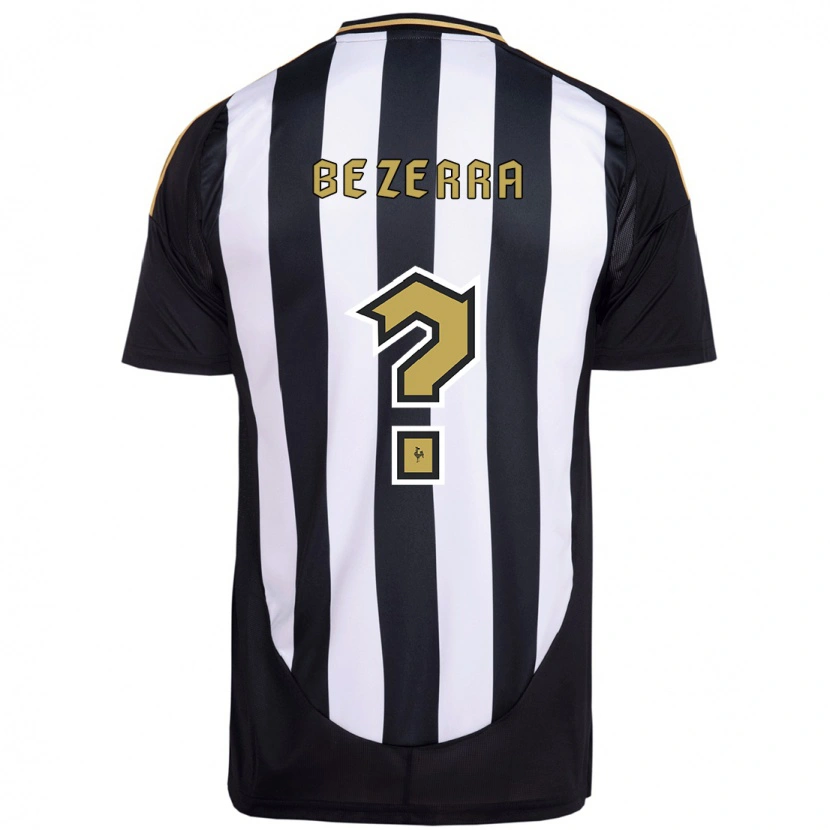 Danxen Män Diogo Bezerra #0 Vit Svart Hemmatröja Matchtröjor 2025/26 Tröjor T-Tröja
