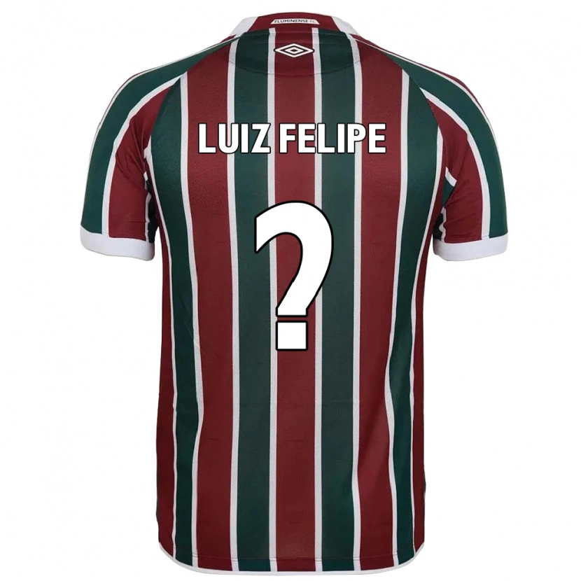 Danxen Män Luiz Felipe #0 Vit Grön Vinröd Hemmatröja Matchtröjor 2025/26 Tröjor T-Tröja