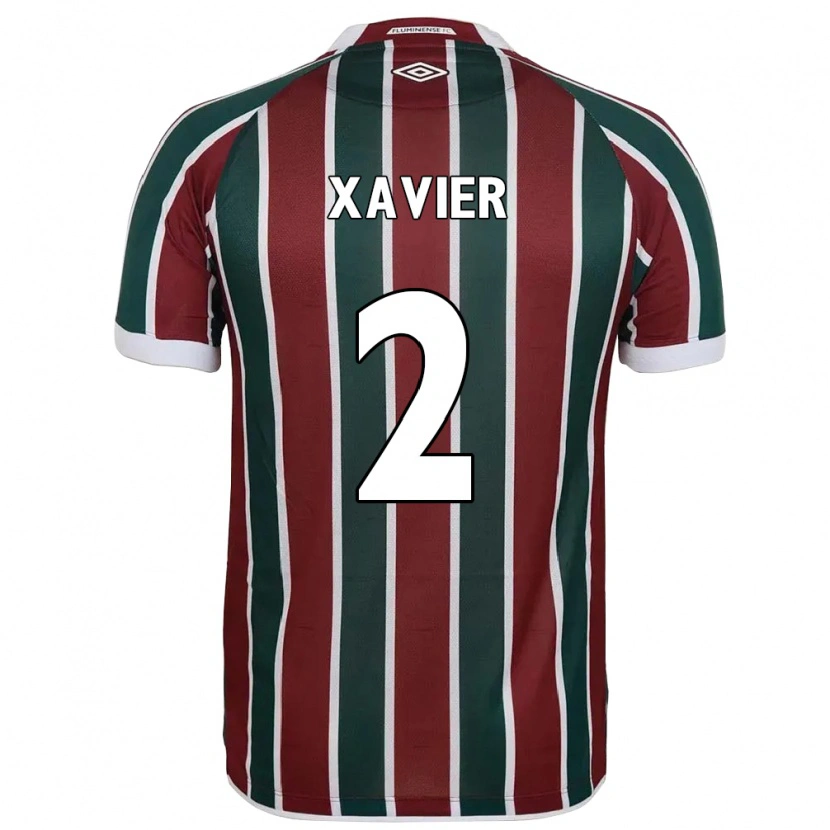 Danxen Män Samuel Xavier #2 Grön Vinröd Vit Hemmatröja Matchtröjor 2025/26 Tröjor T-Tröja