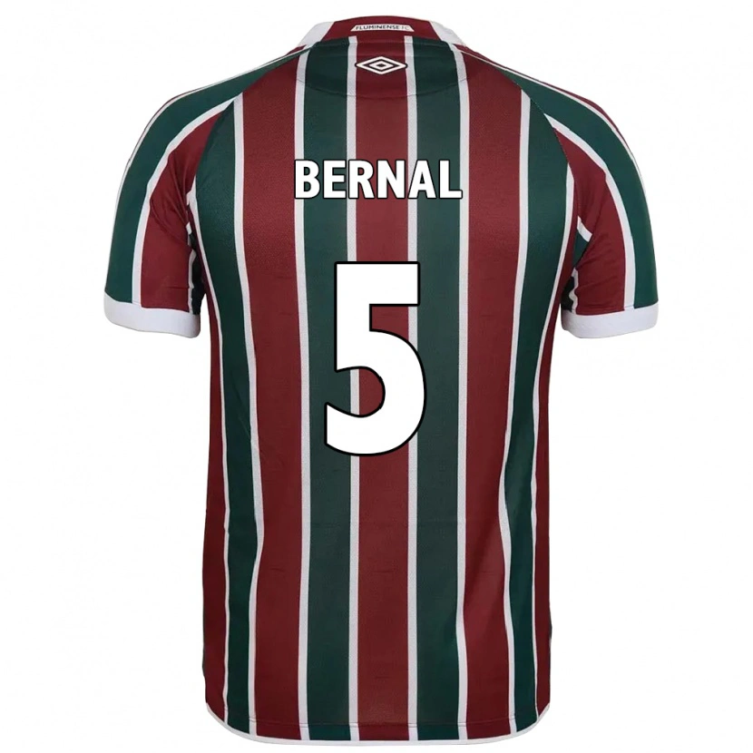 Danxen Män Facundo Bernal #5 Grön Vinröd Vit Hemmatröja Matchtröjor 2025/26 Tröjor T-Tröja