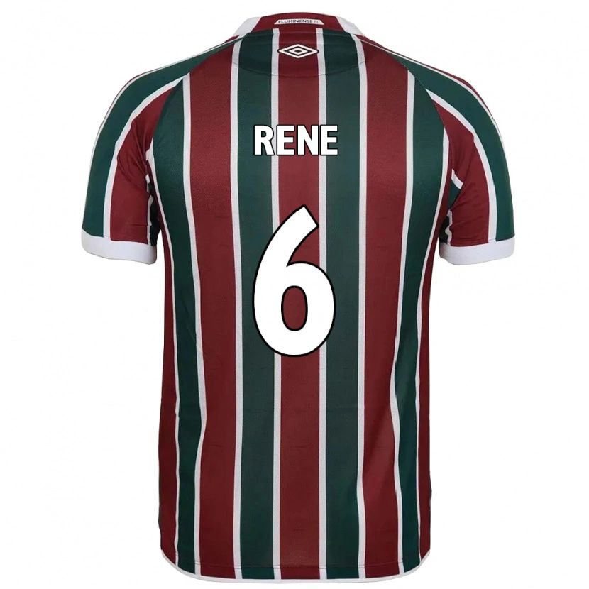 Danxen Män Renê #6 Grön Vinröd Vit Hemmatröja Matchtröjor 2025/26 Tröjor T-Tröja