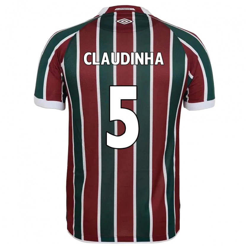 Danxen Män Claudinha #5 Grön Vinröd Vit Hemmatröja Matchtröjor 2025/26 Tröjor T-Tröja