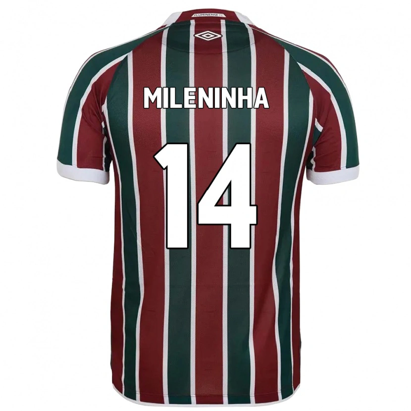 Danxen Män Mileninha #14 Grön Vinröd Vit Hemmatröja Matchtröjor 2025/26 Tröjor T-Tröja