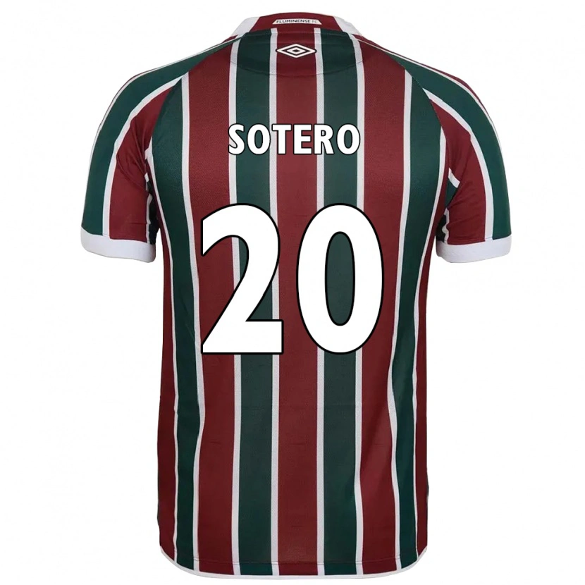 Danxen Män Kamilla Sotero #20 Grön Vinröd Vit Hemmatröja Matchtröjor 2025/26 Tröjor T-Tröja