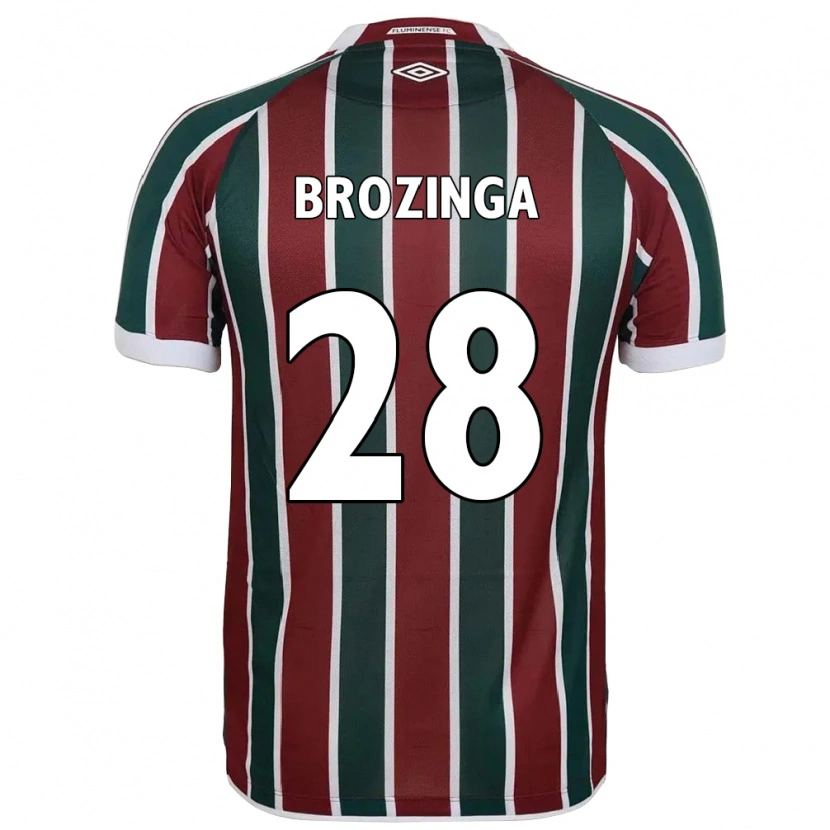 Danxen Män Nay Brozinga #28 Grön Vinröd Vit Hemmatröja Matchtröjor 2025/26 Tröjor T-Tröja
