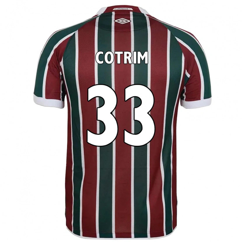 Danxen Män Bruna Cotrim #33 Grön Vinröd Vit Hemmatröja Matchtröjor 2025/26 Tröjor T-Tröja