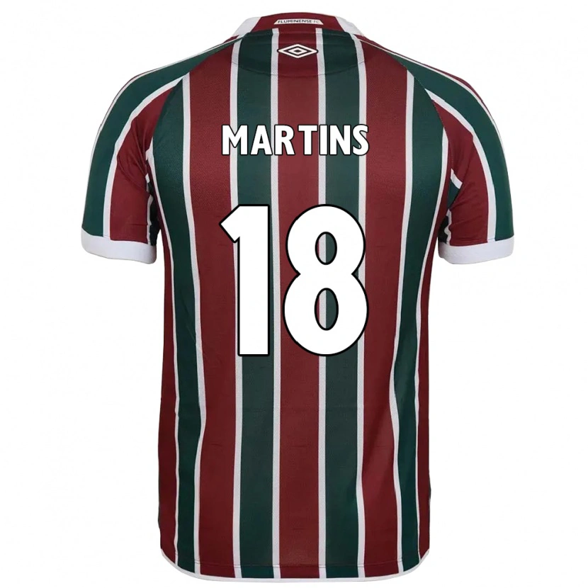 Danxen Män Matheus Martins #18 Grön Vinröd Vit Hemmatröja Matchtröjor 2025/26 Tröjor T-Tröja