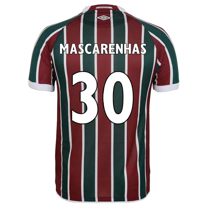 Danxen Män Matheus Mascarenhas #30 Grön Vinröd Vit Hemmatröja Matchtröjor 2025/26 Tröjor T-Tröja