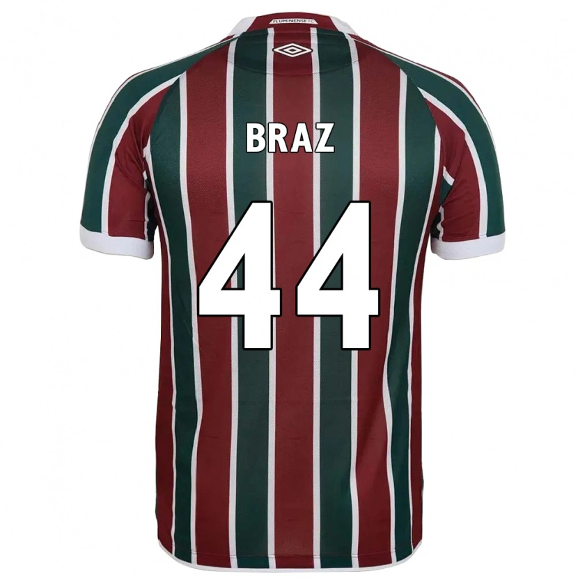 Danxen Män David Braz #44 Grön Vinröd Vit Hemmatröja Matchtröjor 2025/26 Tröjor T-Tröja