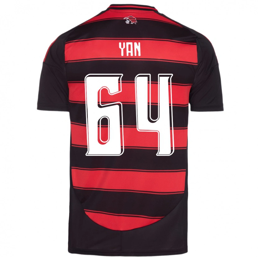Danxen Män Wallace Yan #64 Röd Svart Hemmatröja Matchtröjor 2025/26 Tröjor T-Tröja